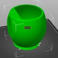 Chậu Treo Tường In 3D (3D Printed Wall Planter) - Thumbnail 3
