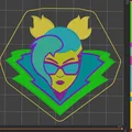 Mô hình 3D Huy chương Valeria (Valeria's Medallion) từ Fortnite - Thumbnail 5