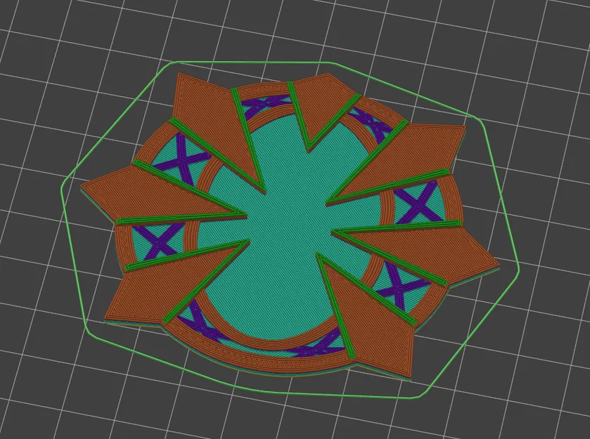 Mô hình Montague's Medallion Fortnite: Tự in 3D không cần AMS - Image 4