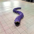 Purple Worm Articulated (Sâu Tím Khớp Nối) - Thumbnail 1