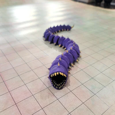 Purple Worm Articulated (Sâu Tím Khớp Nối)