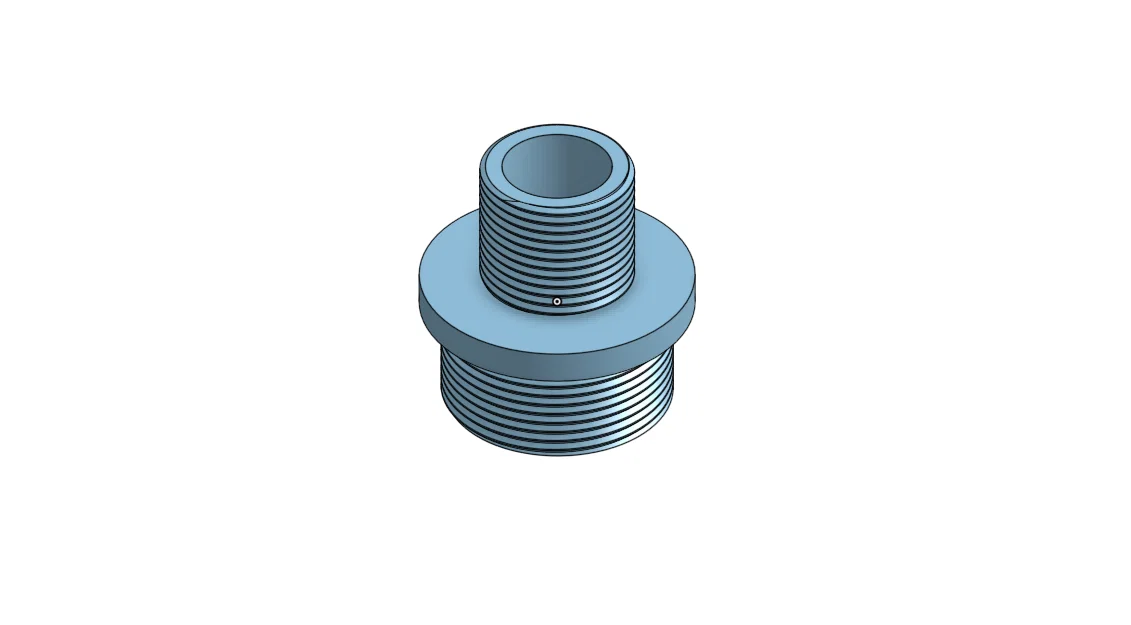 Adapter chuyển đổi nòng súng Airsoft 21mm sang 14mm in 3D - Image 1