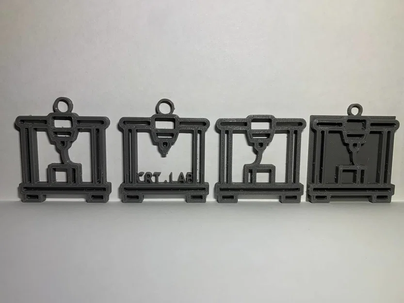 Móc khóa máy in 3D (3D-printer keychain) siêu chi tiết - Image 1