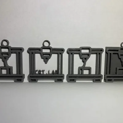 Móc khóa máy in 3D (3D-printer keychain) siêu chi tiết