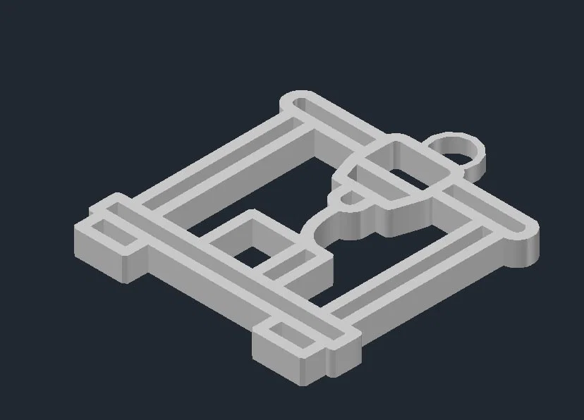Móc khóa máy in 3D (3D-printer keychain) siêu chi tiết - Image 2