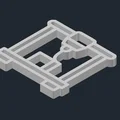 Móc khóa máy in 3D (3D-printer keychain) siêu chi tiết - Thumbnail 3