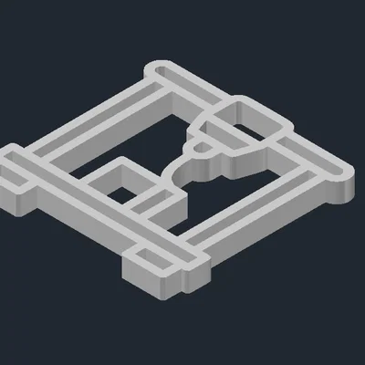 Móc khóa máy in 3D (3D-printer keychain) siêu chi tiết