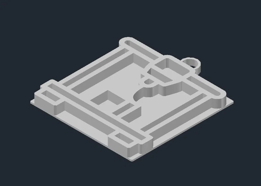 Móc khóa máy in 3D (3D-printer keychain) siêu chi tiết - Image 4