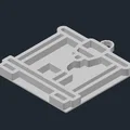 Móc khóa máy in 3D (3D-printer keychain) siêu chi tiết - Thumbnail 4