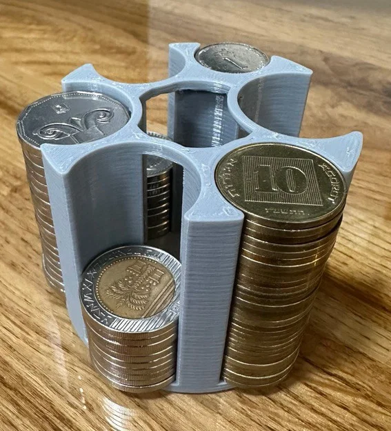 Khay đựng tiền xu NIS (New Israeli Shekel) in 3D tiện dụng - Image 1