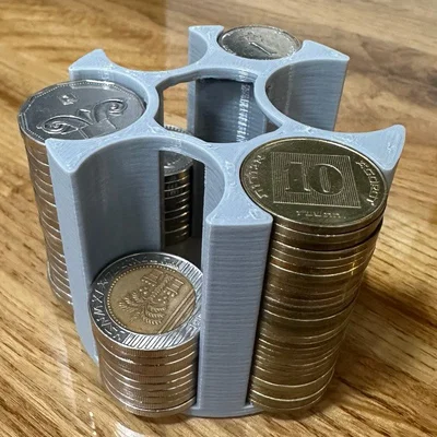Khay đựng tiền xu NIS (New Israeli Shekel) in 3D tiện dụng