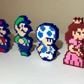 Tượng Super Mario 2 (NES): Mario, Luigi, Toad & Princess Peach - Thumbnail 2
