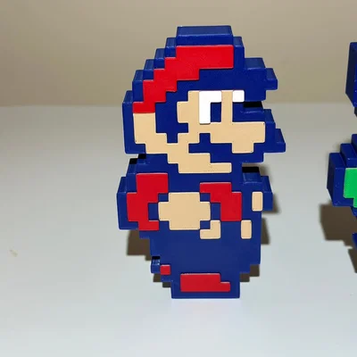 Tượng Super Mario 2 (NES): Mario, Luigi, Toad & Princess Peach