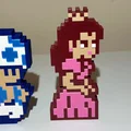 Tượng Super Mario 2 (NES): Mario, Luigi, Toad & Princess Peach - Thumbnail 6