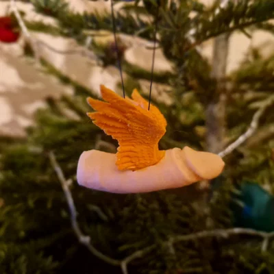 Mô hình trang trí cây thông Noel "Flying Cock"