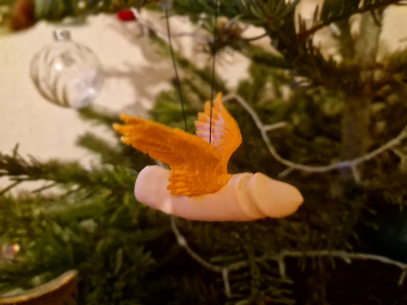 Mô hình trang trí cây thông Noel "Flying Cock" - Image 7