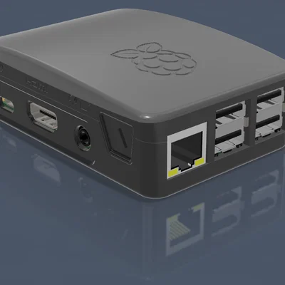 Bộ vỏ case 3 mảnh cho Raspberry Pi 3B (Không cần ốc vít)