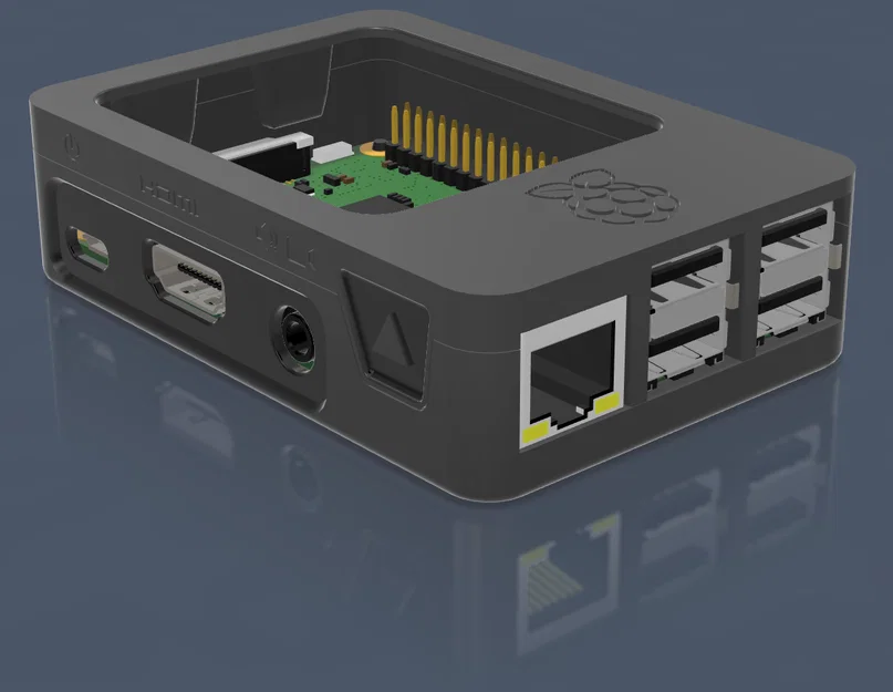 Bộ vỏ case 3 mảnh cho Raspberry Pi 3B (Không cần ốc vít) - Image 2