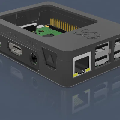 Bộ vỏ case 3 mảnh cho Raspberry Pi 3B (Không cần ốc vít)
