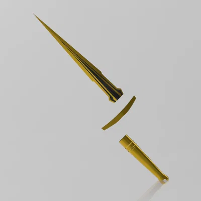 Mô hình dao găm Loki (Loki Dagger) - Phụ kiện Cosplay Marvel in 3D