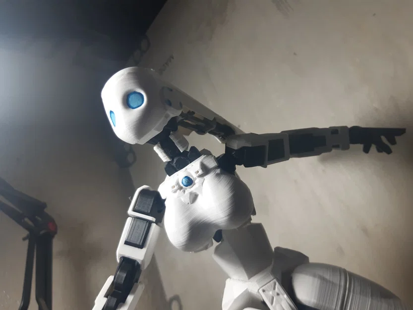 Đầu robot nữ cho DUMMY 13 - Phụ kiện in 3D tùy chỉnh đẹp mắt - Image 1