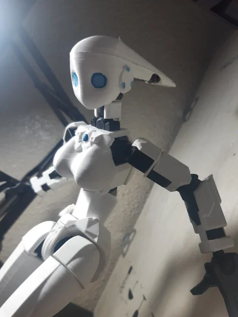 Đầu robot nữ cho DUMMY 13 - Phụ kiện in 3D tùy chỉnh đẹp mắt - Image 2