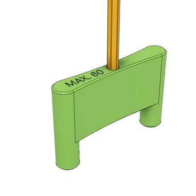 Dụng cụ kẻ vạch tâm gỗ Center Line Marking Tool 3D