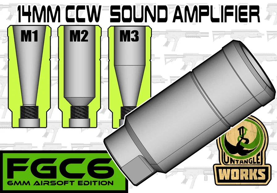FGC-6: Sound Amplifier 14mm CCW cho airsoft - Image 1