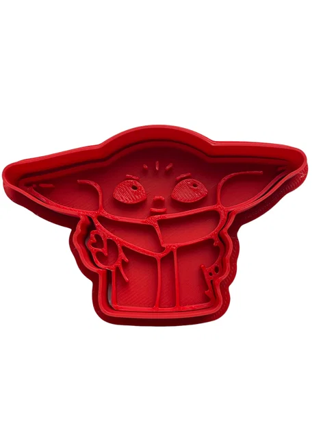 Khuôn cắt bánh quy Baby Yoda (Grogu) độc đáo - Tự in 3D tại nhà - Image 1