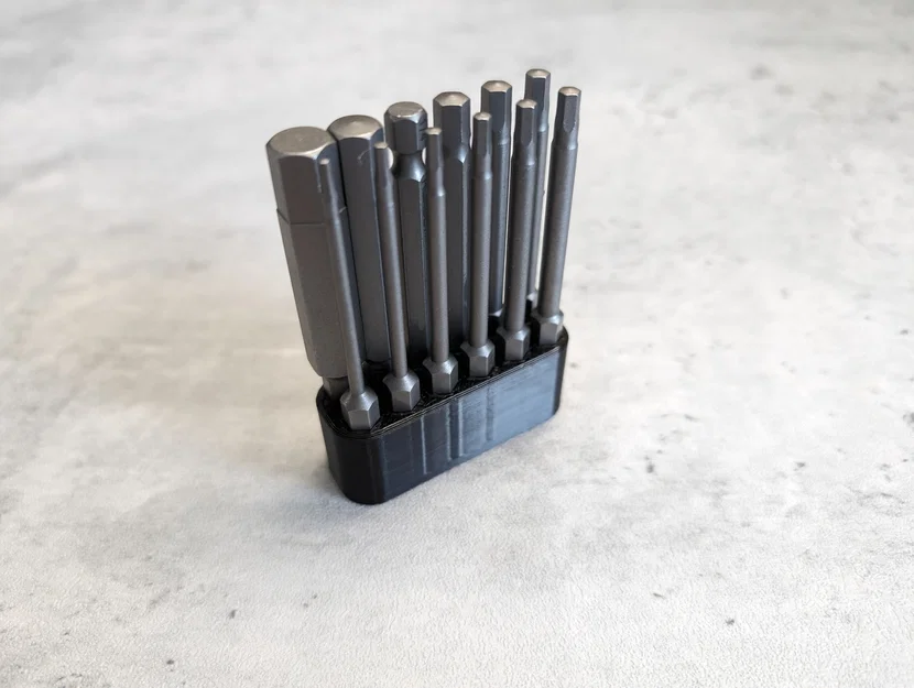 Khay Đựng Đầu Vít Lục Giác (Hex Bit Holder) 1/4 Inch Gọn Gàng - Image 1