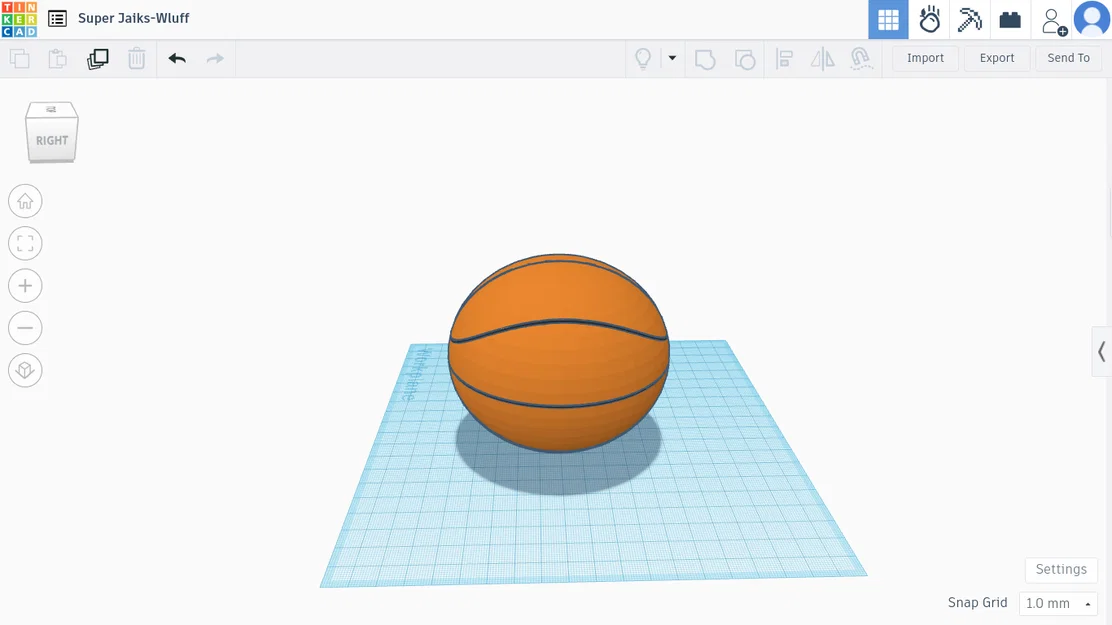 Mô hình quả bóng rổ 3D - Thiết kế trang trí bàn làm việc độc đáo - Image 1