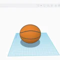 Mô hình quả bóng rổ 3D - Thiết kế trang trí bàn làm việc độc đáo - Thumbnail 1