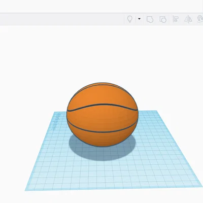 Mô hình quả bóng rổ 3D - Thiết kế trang trí bàn làm việc độc đáo
