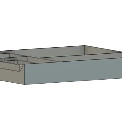 Khay dụng cụ trượt gầm máy in K1 MAX (K1 MAX tool tray)