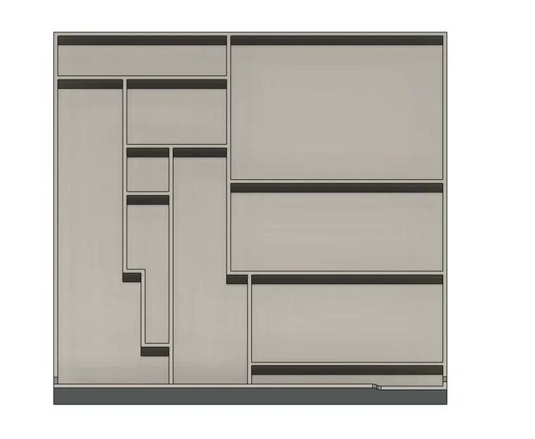 Khay dụng cụ trượt gầm máy in K1 MAX (K1 MAX tool tray) - Image 2