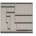 Khay dụng cụ trượt gầm máy in K1 MAX (K1 MAX tool tray) - Thumbnail 2