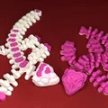 Mô hình rồng Heart Dragon Flexi đáng yêu cho ngày lễ Valentine - Thumbnail 1