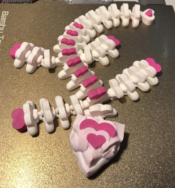 Mô hình rồng Heart Dragon Flexi đáng yêu cho ngày lễ Valentine - Image 3