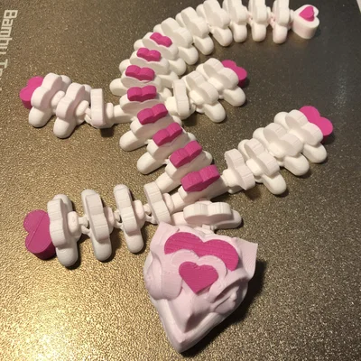 Mô hình rồng Heart Dragon Flexi đáng yêu cho ngày lễ Valentine