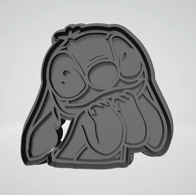 Khuôn cắt bánh quy hình Stitch (Stitch Cookie Cutter) in 3D độc đáo - Image 2
