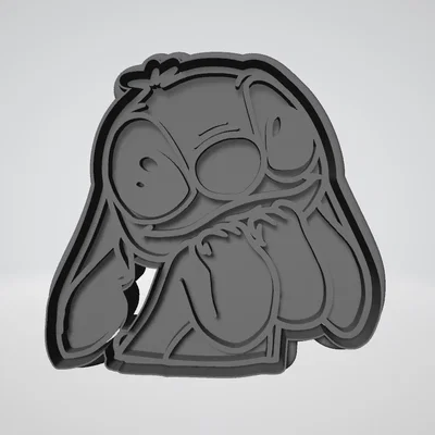 Khuôn cắt bánh quy hình Stitch (Stitch Cookie Cutter) in 3D độc đáo
