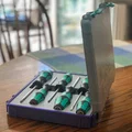 Hộp Rugged Wera Screwdriver Set Case (Logo nhiều màu + khay 6 tua vít) - Thumbnail 3