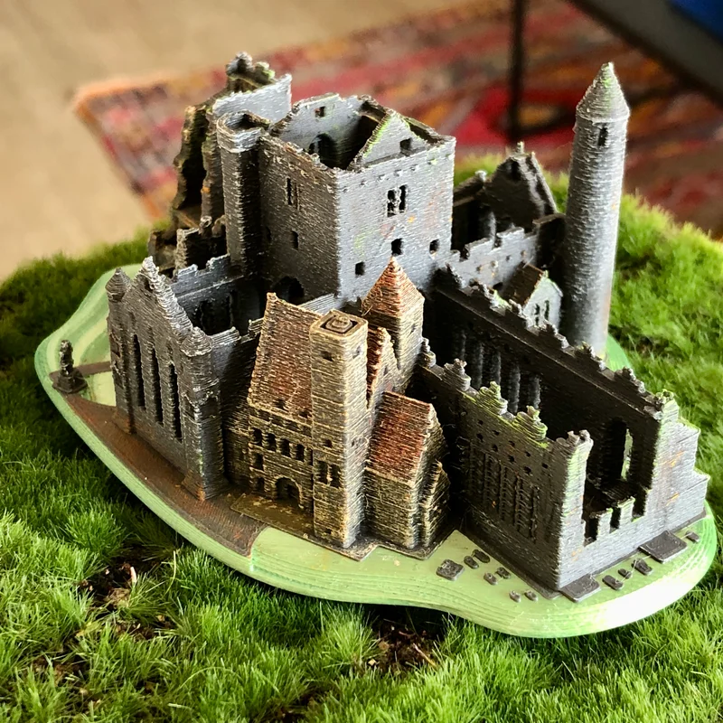 Rock of Cashel – Ireland (Mô hình 3D in được, không cần support)