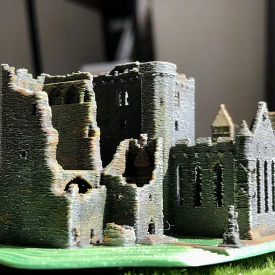 Rock of Cashel – Ireland (Mô hình 3D in được, không cần support)