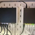 Ngàm gắn switch TP-Link TL-SG105 lên bảng treo IKEA Skådis - Thumbnail 2