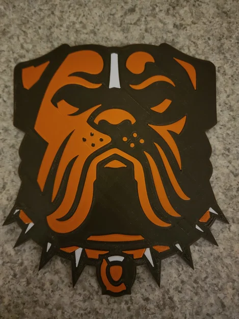 Plaque Cleveland Browns Dawg Pound - Image 1