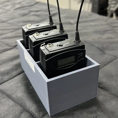 Khay 3D lưu trữ Bodypack Sennheiser EW G4 chuyên dụng cho tủ Rack