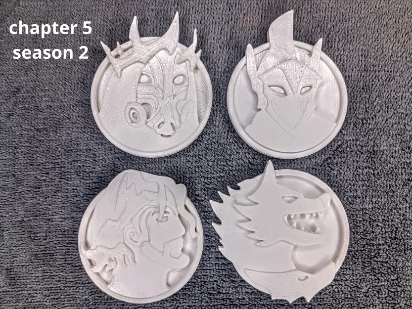 Mô hình 3D bộ sưu tập huy hiệu Medallion Fortnite Chapter 5 Season 2 - Image 1