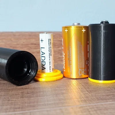 Bộ chuyển AA sang pin D (AA to D battery adapter)