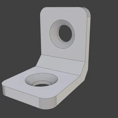 Ke góc vuông 15x20x2mm – Phụ kiện in 3D gia cố cực kỳ chắc chắn